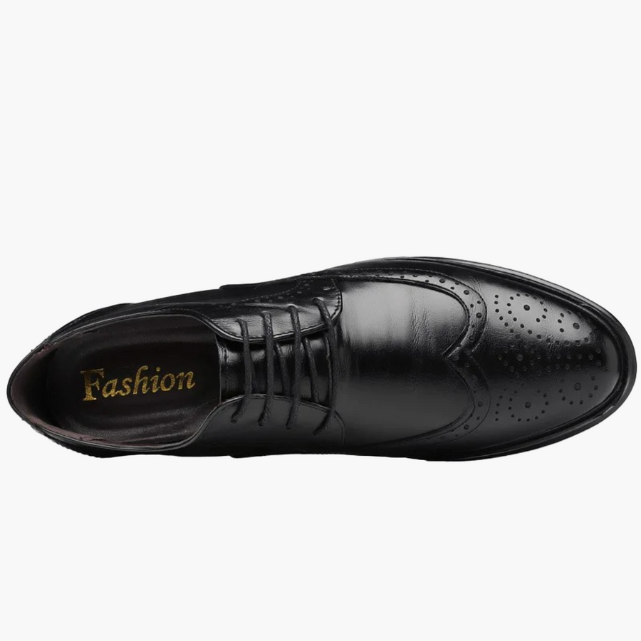Herr Oxford Skor – Klassisk Brogue Stil för Formella Tillfällen