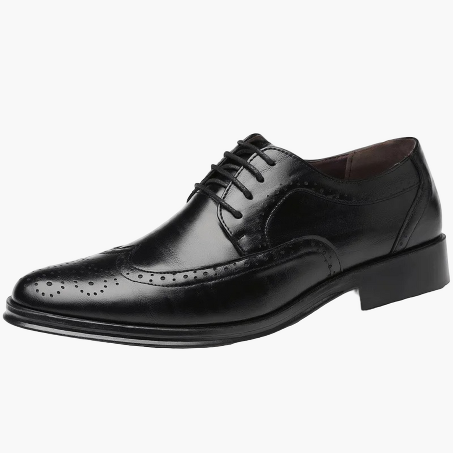 Herr Oxford Skor – Klassisk Brogue Stil för Formella Tillfällen
