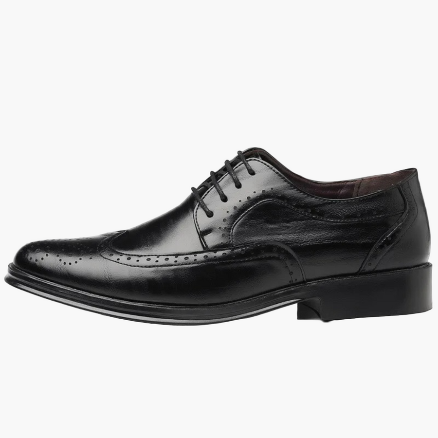 Herr Oxford Skor – Klassisk Brogue Stil för Formella Tillfällen