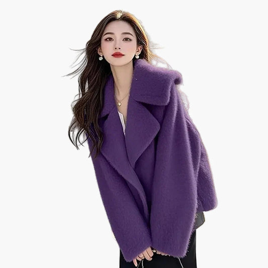 Dam Elegant Oversized Kappa För Vardagsbruk och Mode
