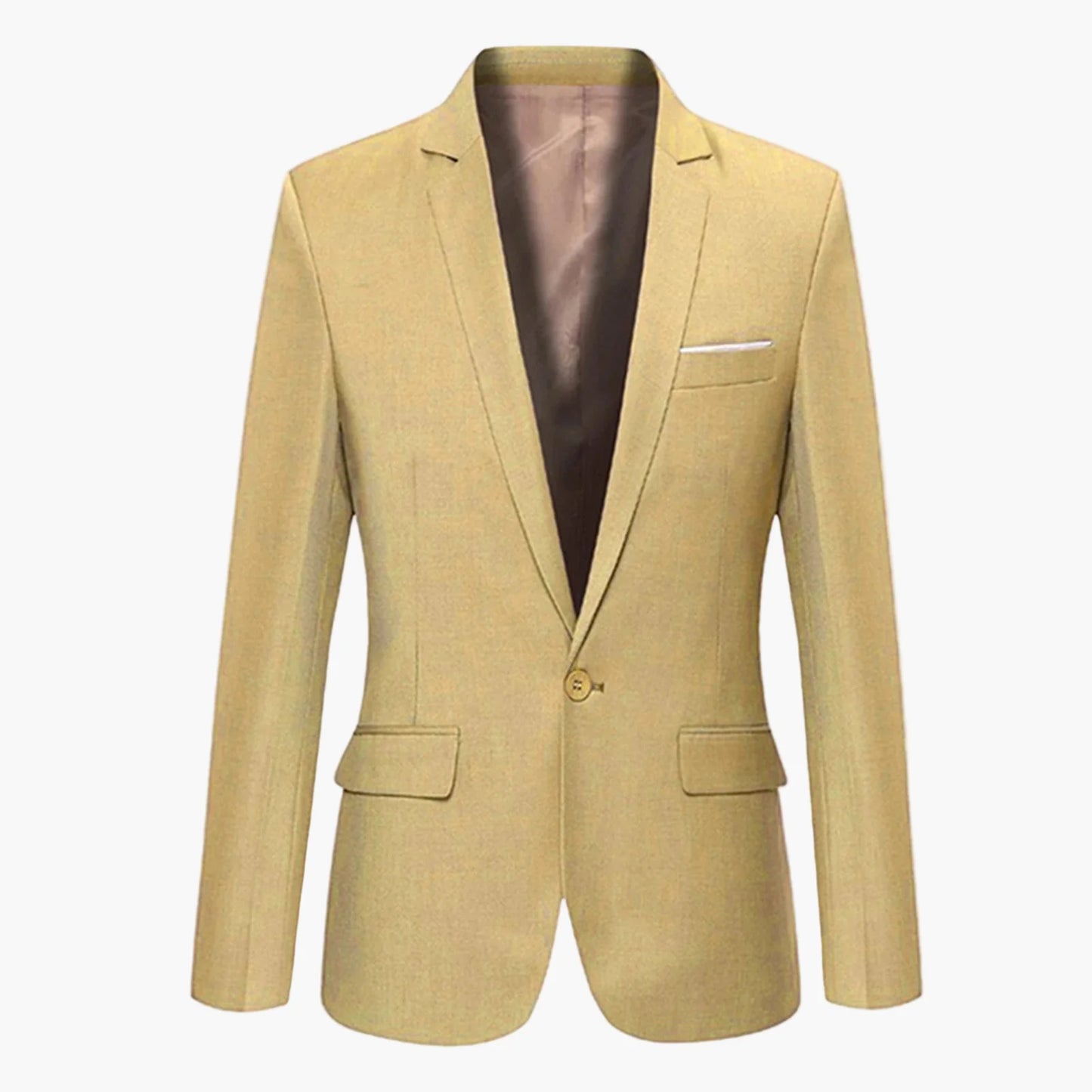 Herr Slim Fit Kavaj – Modern Stil för Fest, Kontor och Vardag