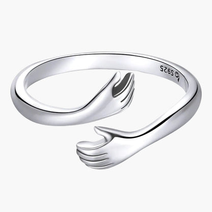 Damring med Justerbar Kram-Design – Symbolisk och Modern Gåva