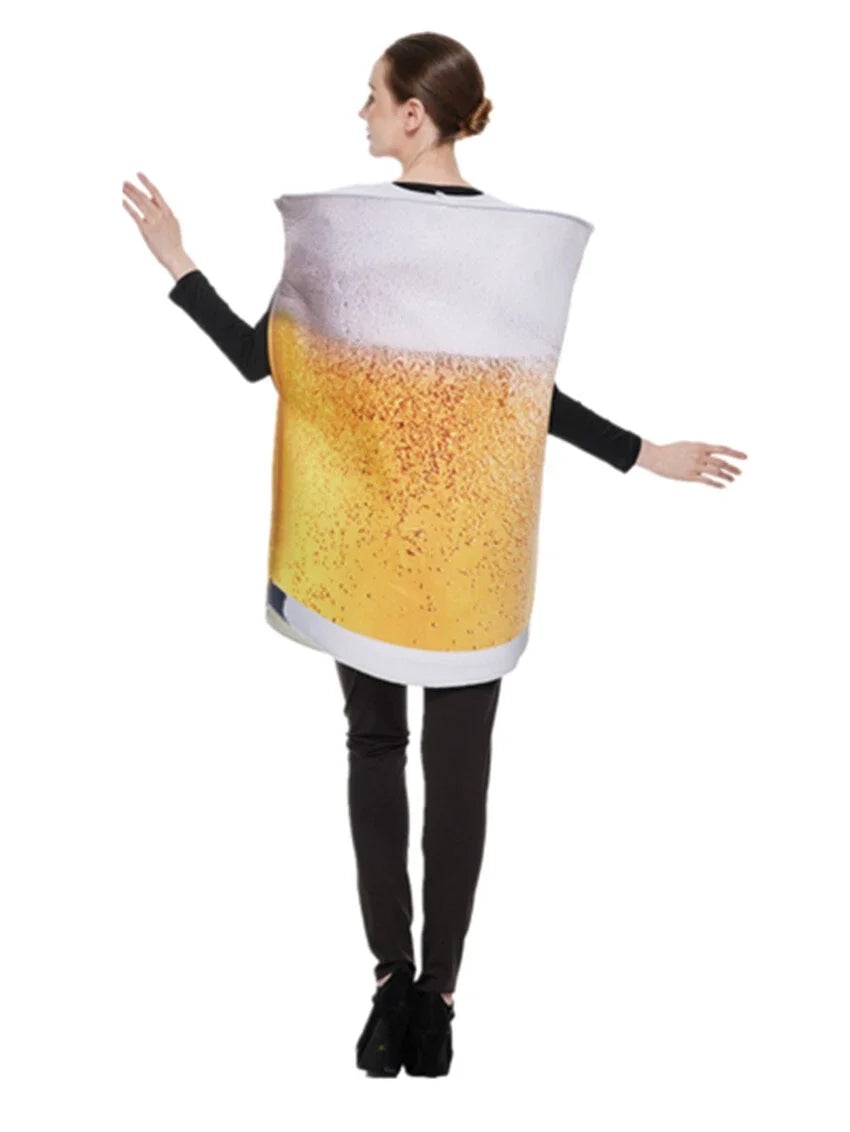 Unisex Ölmaskeraddräkt, Ölmugg och Ölburk Maskeradkostym