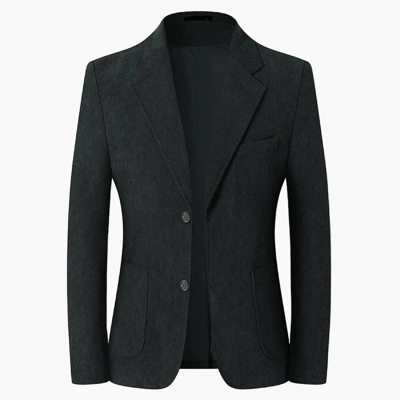 Herr Kavaj Klassisk Tvåknäppt Blazer för Affär och Vardag