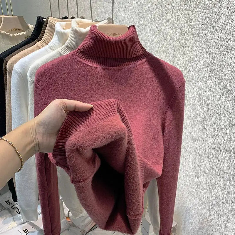 Dam Tunn Polotröja Vinter – Elegant Vardagsstil & Värmande Design