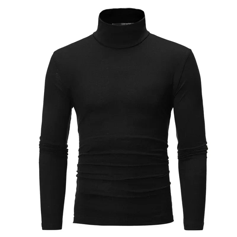 Polo T-shirt Långärmad Tröja för Herr Slim Fit