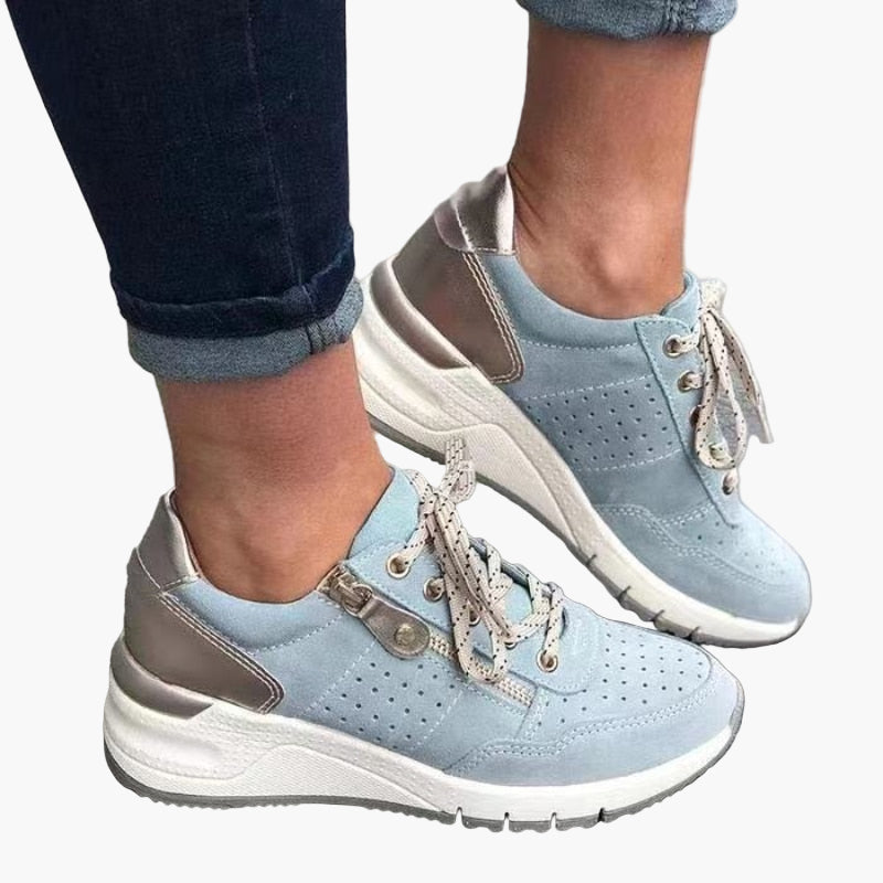 Dam Sneakers Sportiga Vardagsskor med Ortopedisk Komfort
