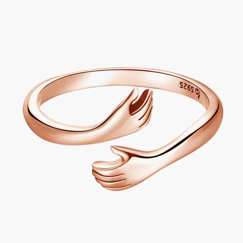 Damring med Justerbar Kram-Design – Symbolisk och Modern Gåva