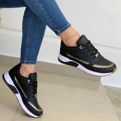 Marie – Dam sneakers i PU-konstläder med bekväm sula