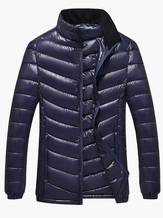 Herr Vinterjacka Lättviktsjacka Plus Size – Mode och Komfort för Kallt Väder