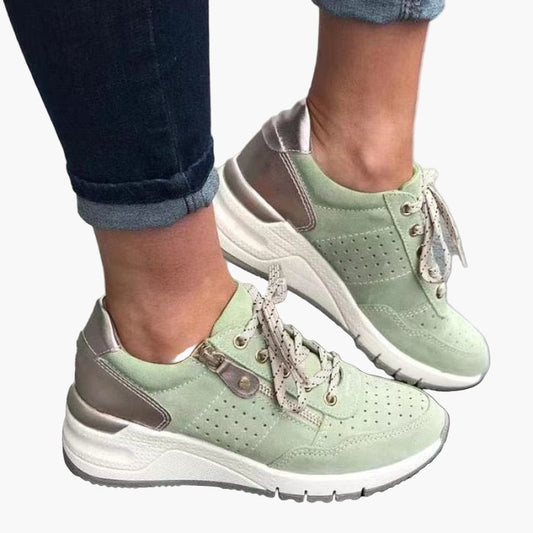 Dam Sneakers Sportiga Vardagsskor med Ortopedisk Komfort