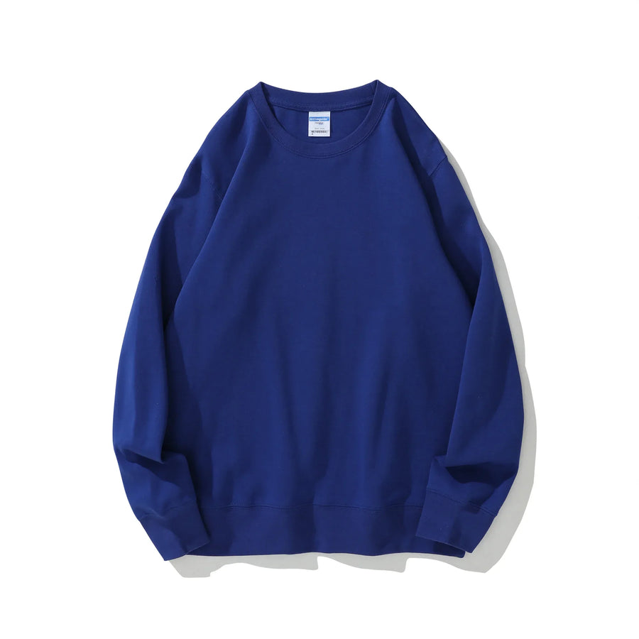 Vit Sweatshirt för Dam, Långärmad med Rund Halsringning