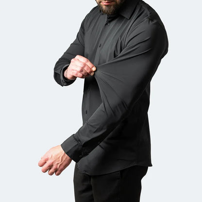 Shaun – Stretchbar Slimfit Skjorta för Män