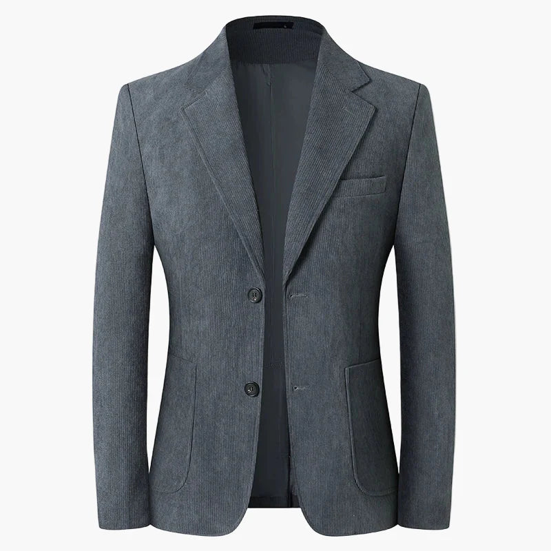 Herr Kavaj Klassisk Tvåknäppt Blazer för Affär och Vardag