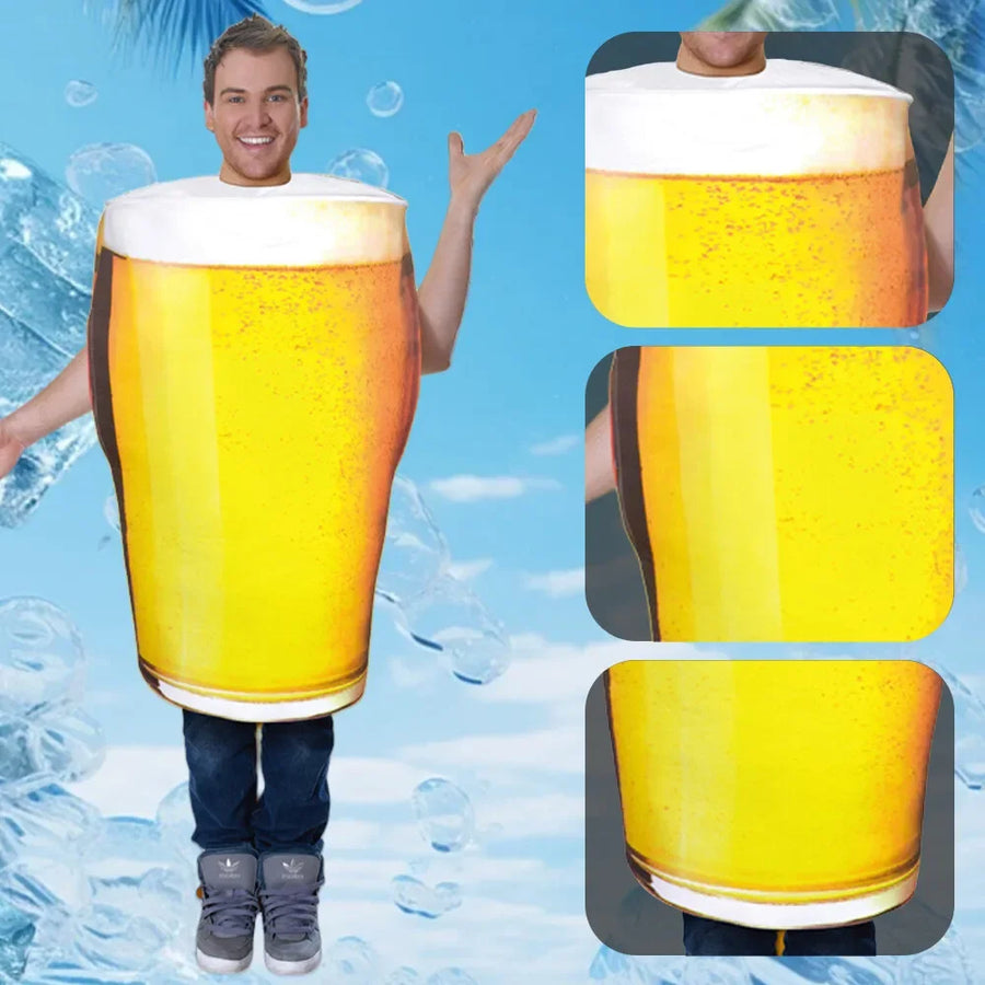 Unisex Ölflaskdräkt Festdräkt Ölglasdräkt