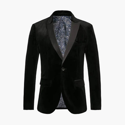 Herr Elegant Festkavaj Smokingjacka Slim Fit för Bröllop och Fester