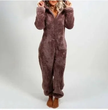Brenda – Mysig och Elegant Huvtröja Onesie Pyjamas för Kvinnor