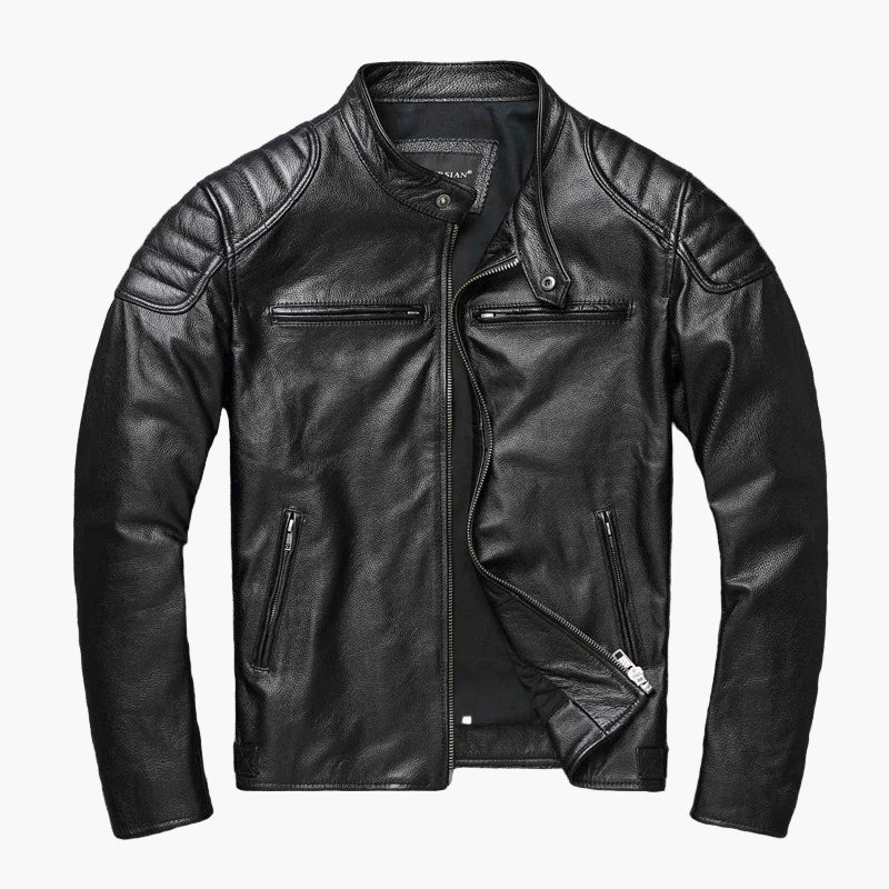 Herr Motojacka Slim Fit – Modern Streetwear för Motorcykel och Stadsliv