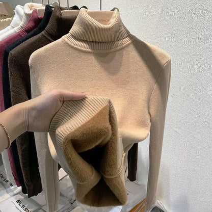 Dam Tunn Polotröja Vinter – Elegant Vardagsstil & Värmande Design