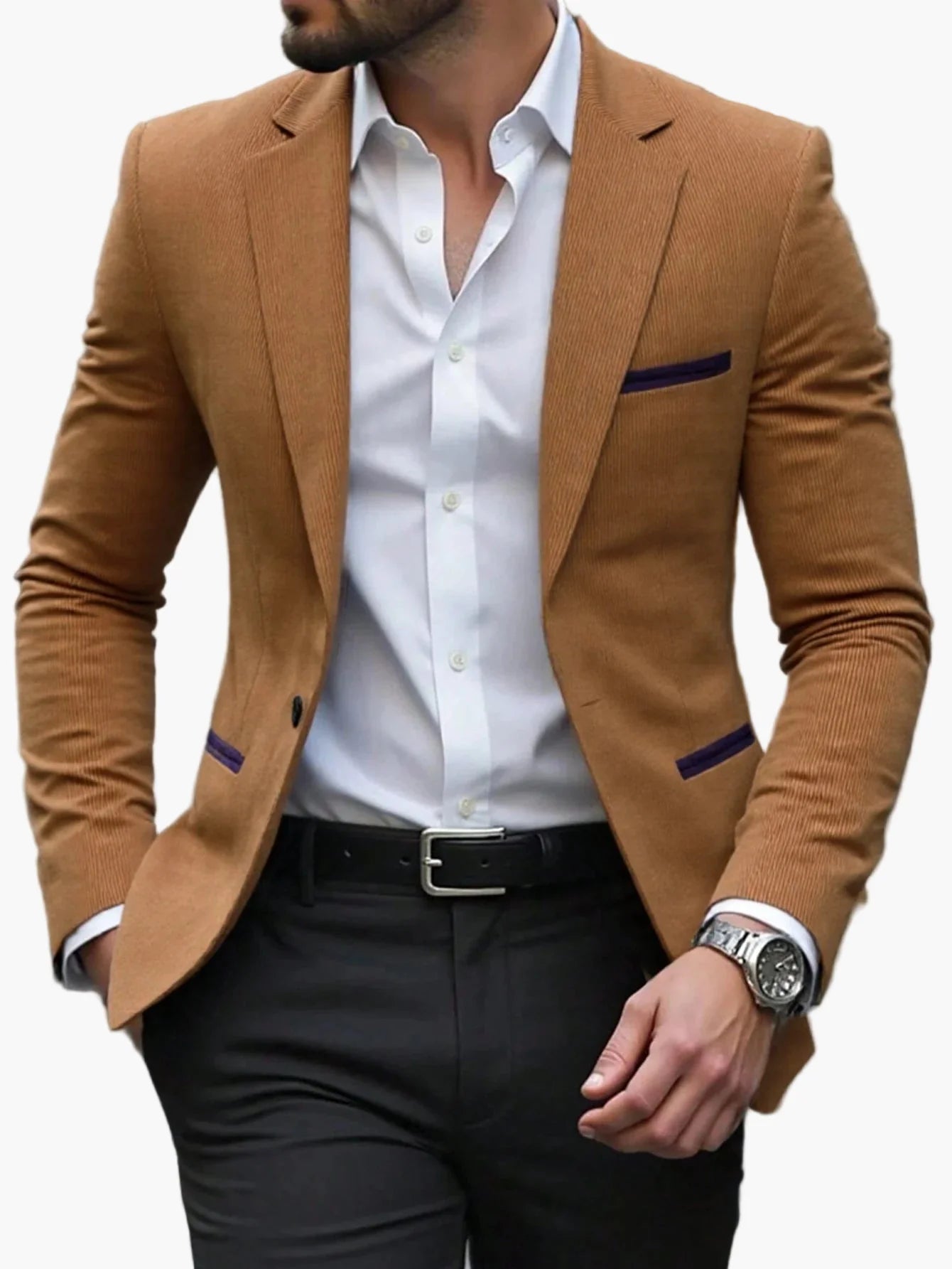Herr kavaj – elegant modern business- och feststil