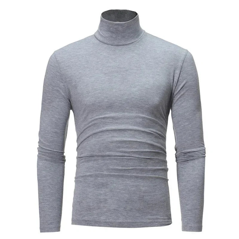 Polo T-shirt Långärmad Tröja för Herr Slim Fit