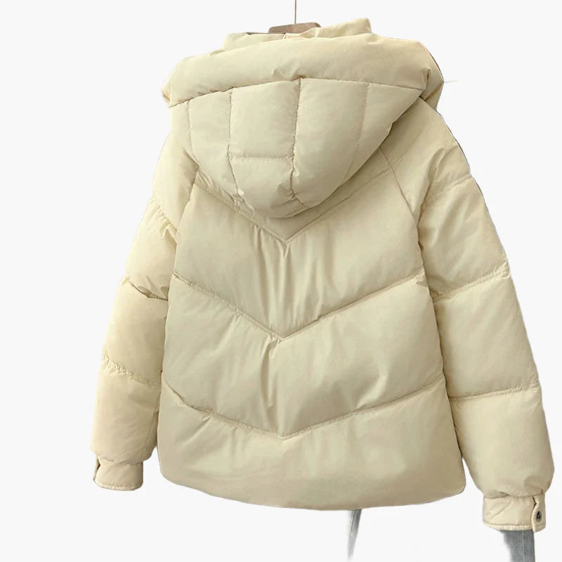 Dam Vinterjacka Oversize Varm Trendig Fritidsstil