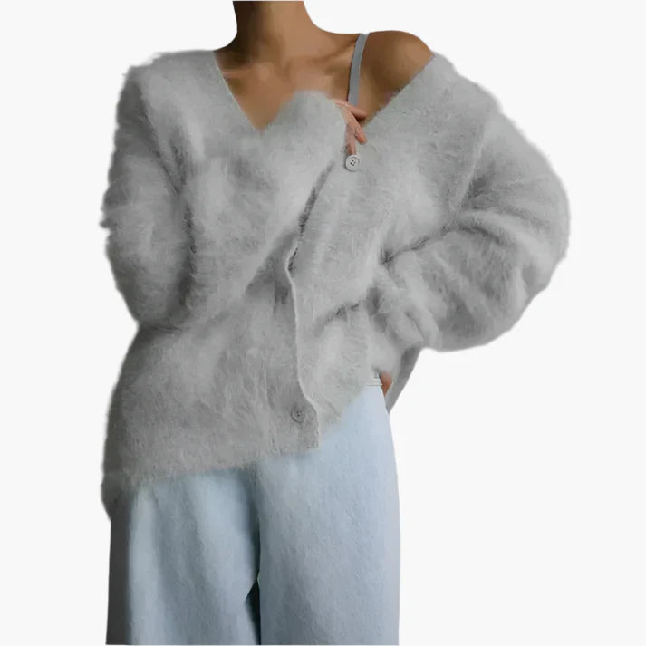 Damkofta i lyxig oversize stil för vardag och eleganta tillfällen