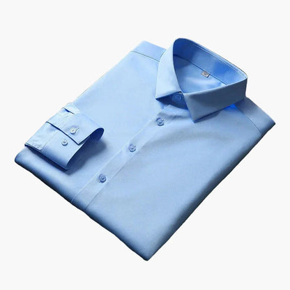 Herrskjorta Business Slim Fit – Elegant och Modern för Kontor och Fester
