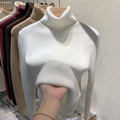 Dam Tunn Polotröja Vinter – Elegant Vardagsstil & Värmande Design
