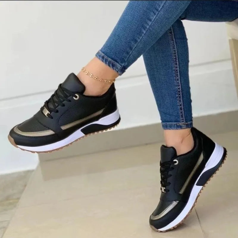 Marie – Dam sneakers i PU-konstläder med bekväm sula