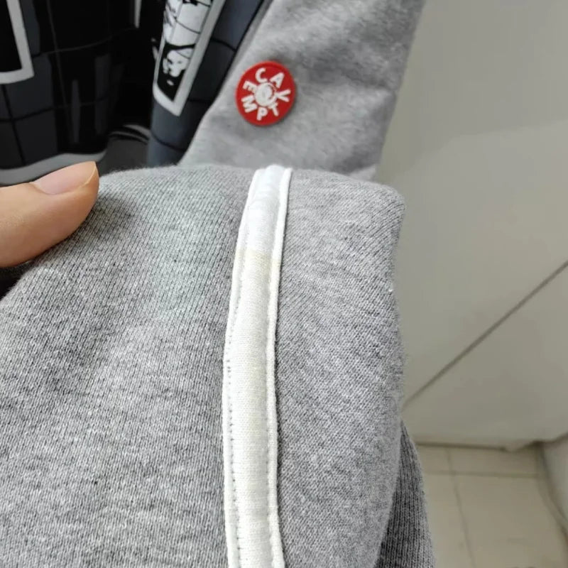 Unisex sweatshirt med tryck och rund halsringning
