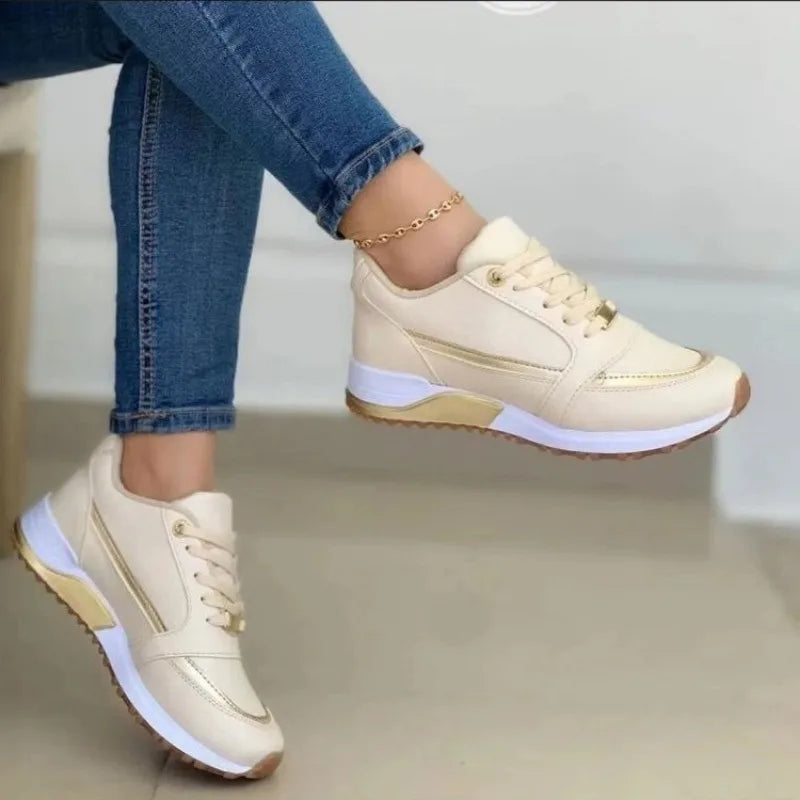 Marie – Dam sneakers i PU-konstläder med bekväm sula