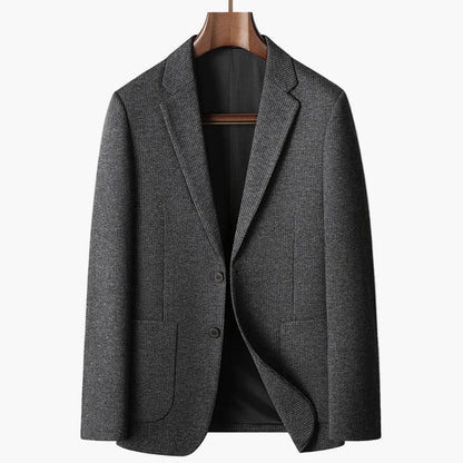 Herr Klassisk Blazer – Elegant Kavaj för Arbete och Fest