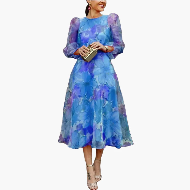 Damklänning – Blommig, Elegant, Fest & Bröllopsgäst, Klassisk Stil