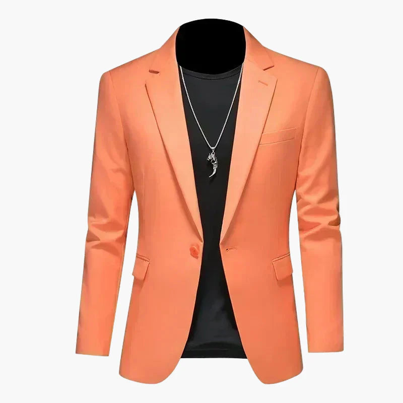 Herr Elegant Slim Fit Kavaj för Fest och Vardag – Modern Blazer