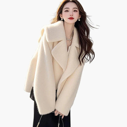 Dam Elegant Oversized Kappa För Vardagsbruk och Mode