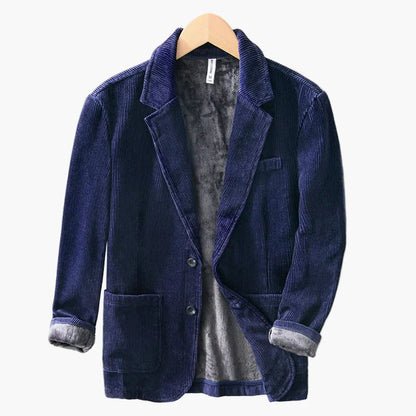 Herr Elegant Varm Höst/Vinter Kavaj – Klassisk Ledig Stil med Modern Touch