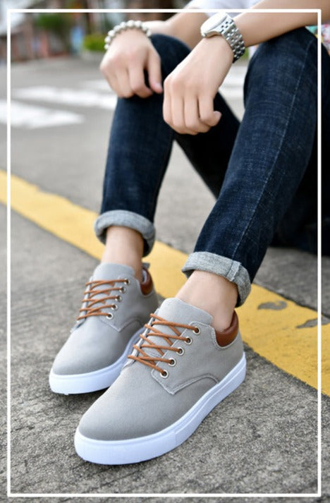Herr Sneakers Klassisk Stil Bekväma Allround Skor