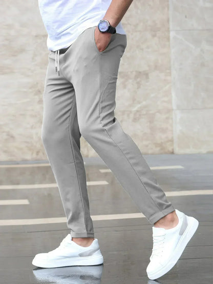 Herr Joggers Slim Fit – Sportiga och Eleganta Byxor för Vardagsbruk och Träning