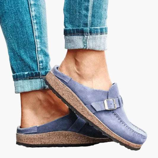 Damtofflor med ortopedisk komfort – Slip-on retrostil, vardagsskor för kvinnor