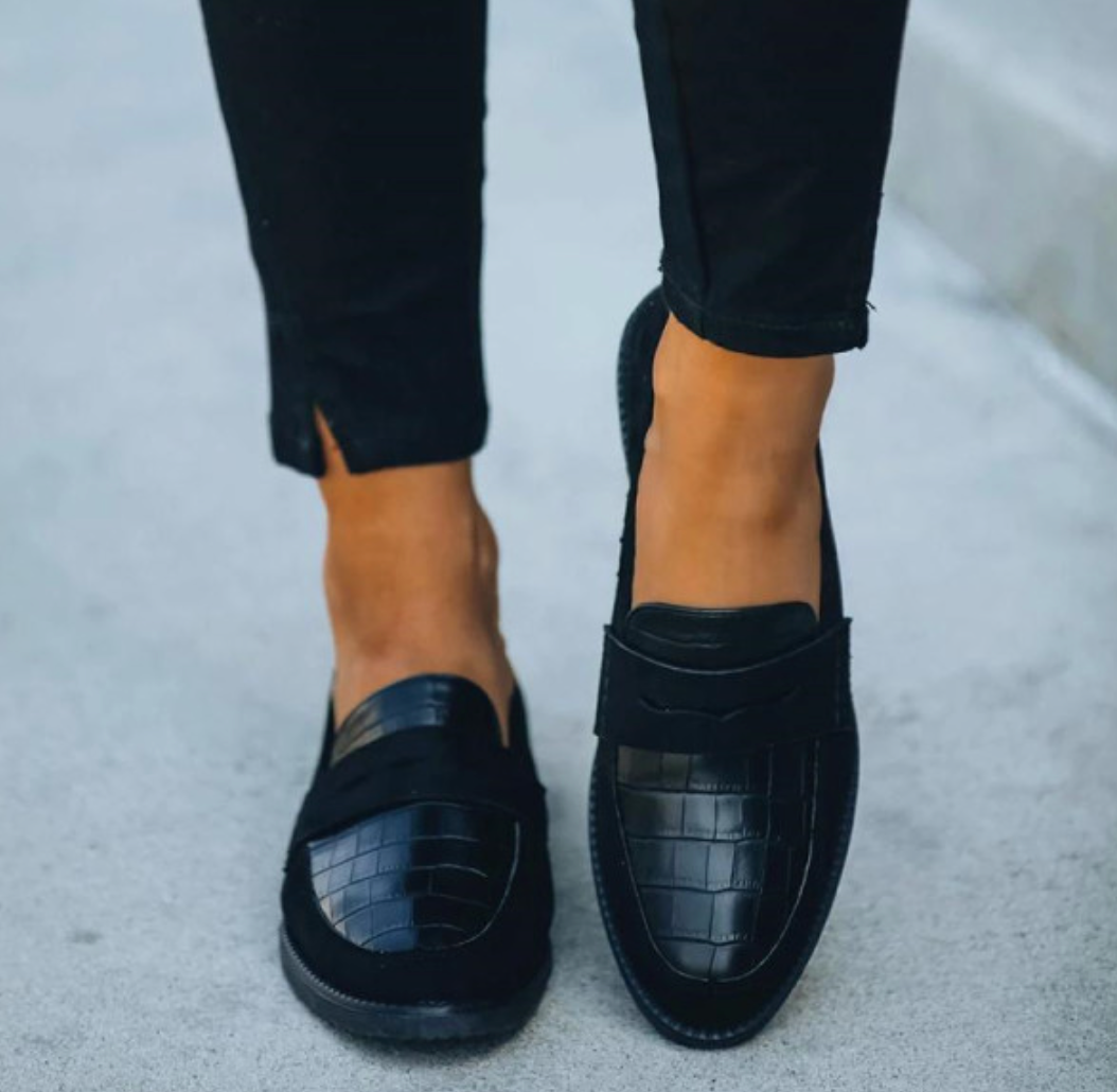 Dam Loafers Elegant Slip-on Skor För Kvinnor – Perfekt För Arbete & Fritid