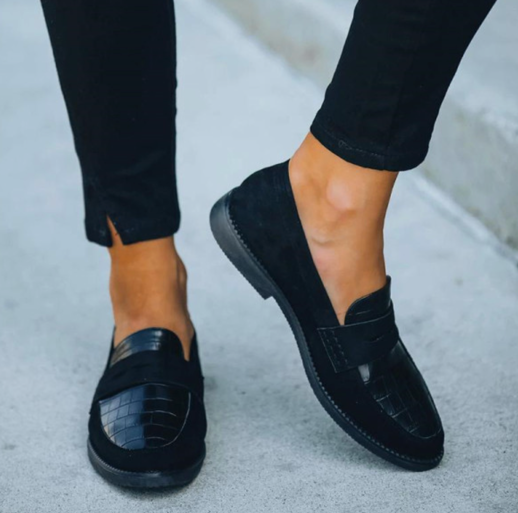 Dam Loafers Elegant Slip-on Skor För Kvinnor – Perfekt För Arbete & Fritid