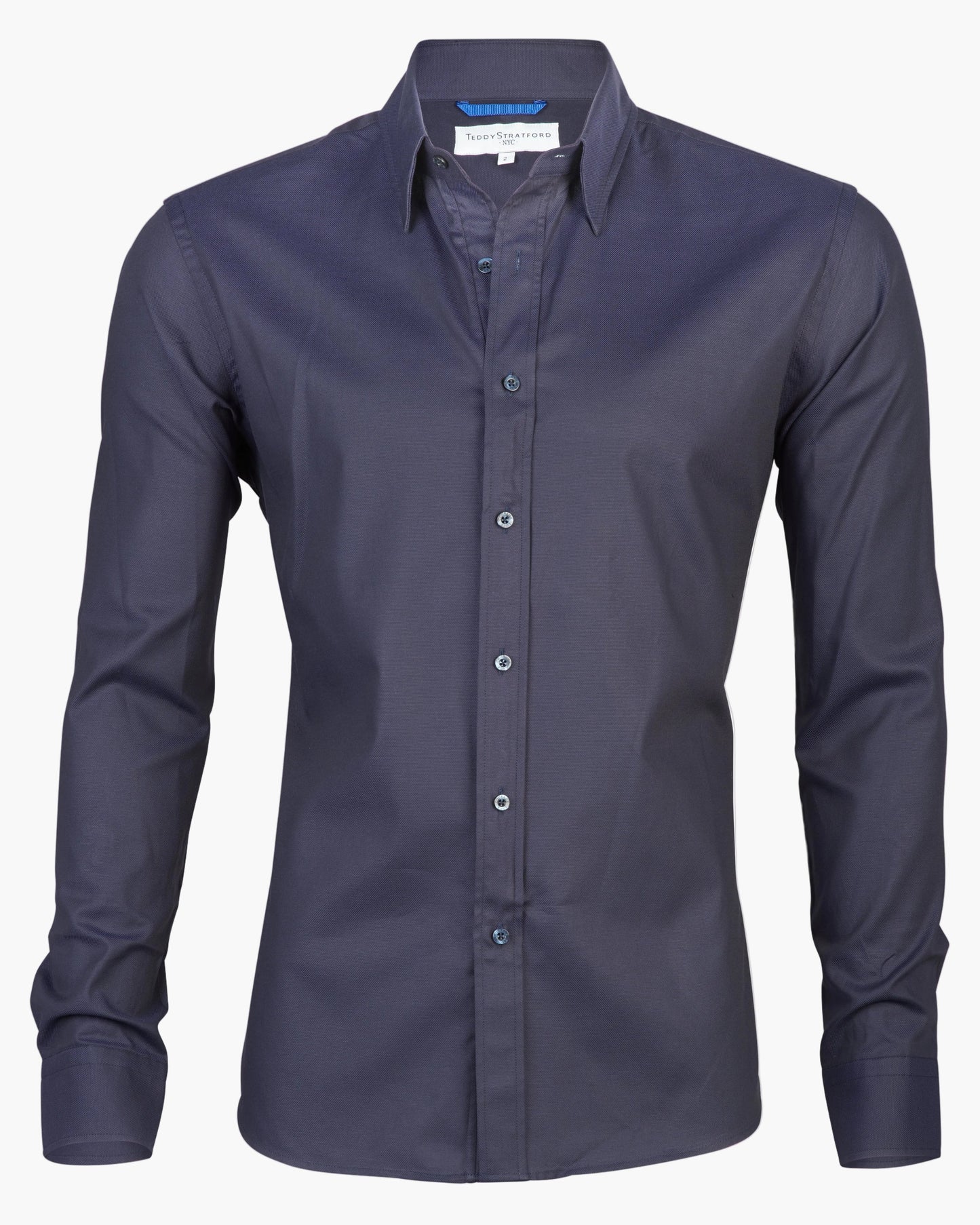 Herrskjorta Slim Fit med Dold Dragkedja – Modern och Elegant Skjortstil för Män