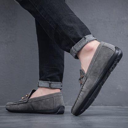 Herr Loafers Slip-on Casual Eleganta Skomode för Vardag och Streetwear
