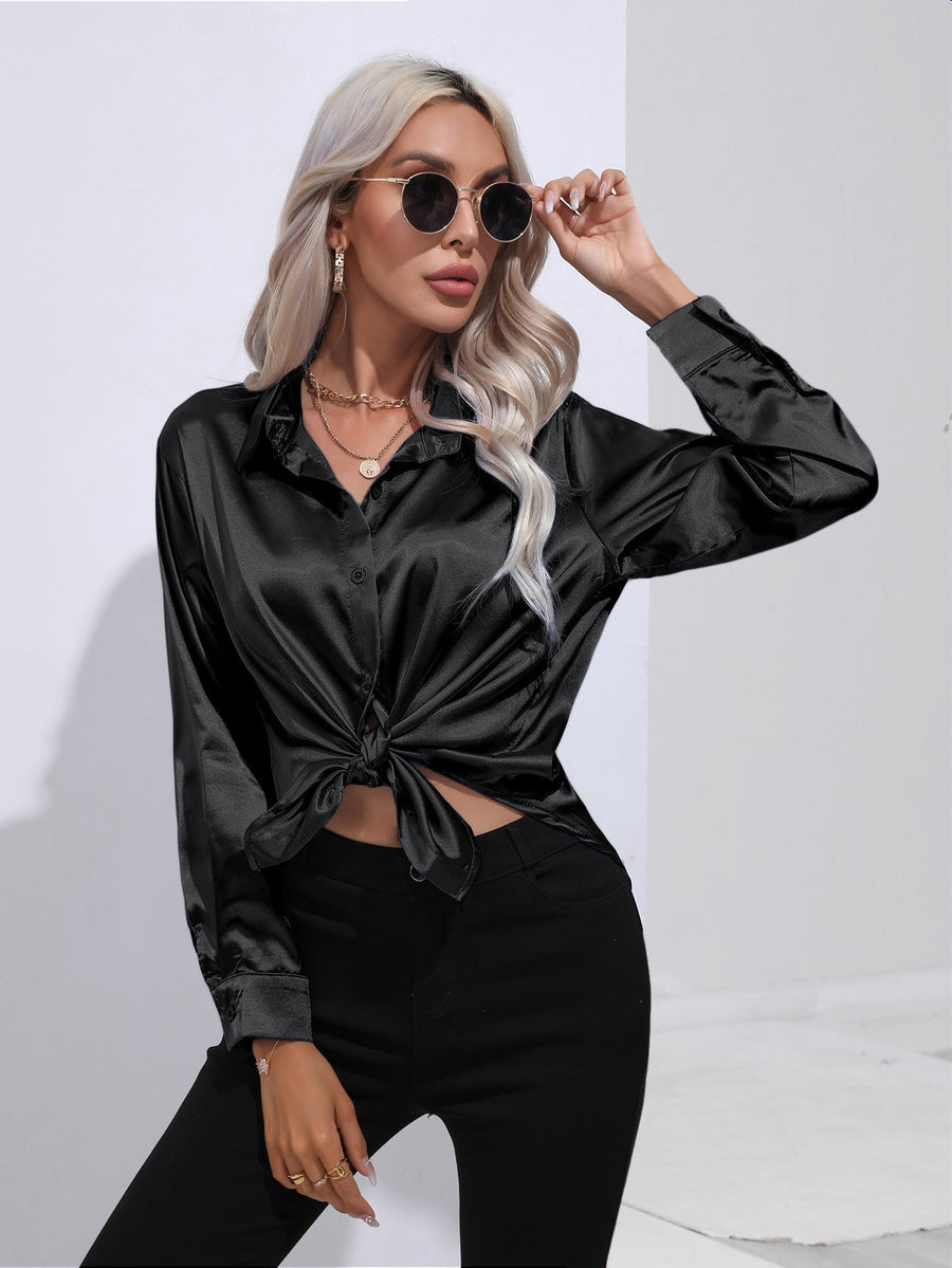 Juliet – Satinblus för kvinnor