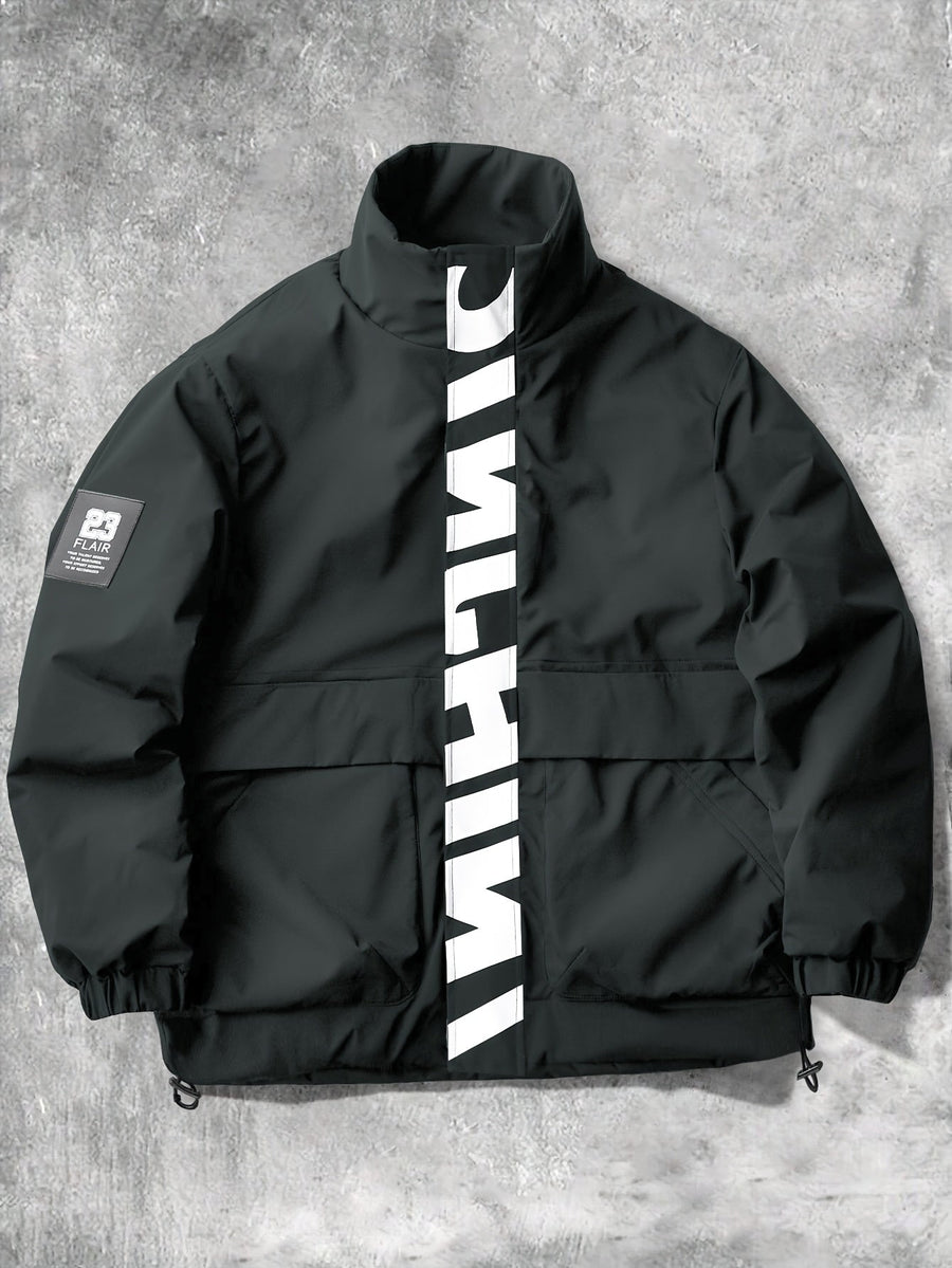 Unisex puffjacka med ståkrage och reflekterande detalj, flera färger