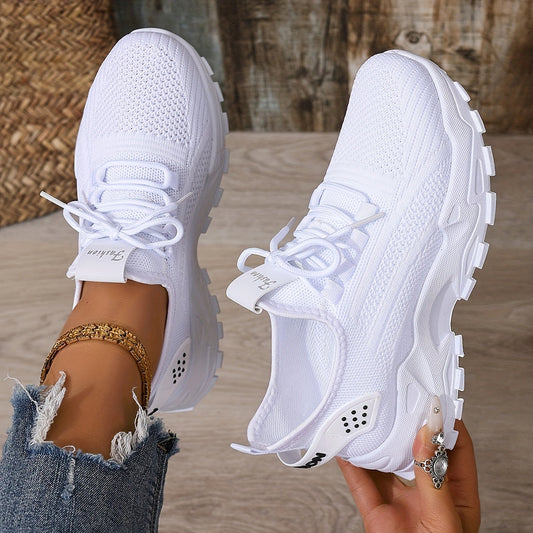 Dam Sneakers Sportig Stil Löparskor för Vardagsbruk och Träning