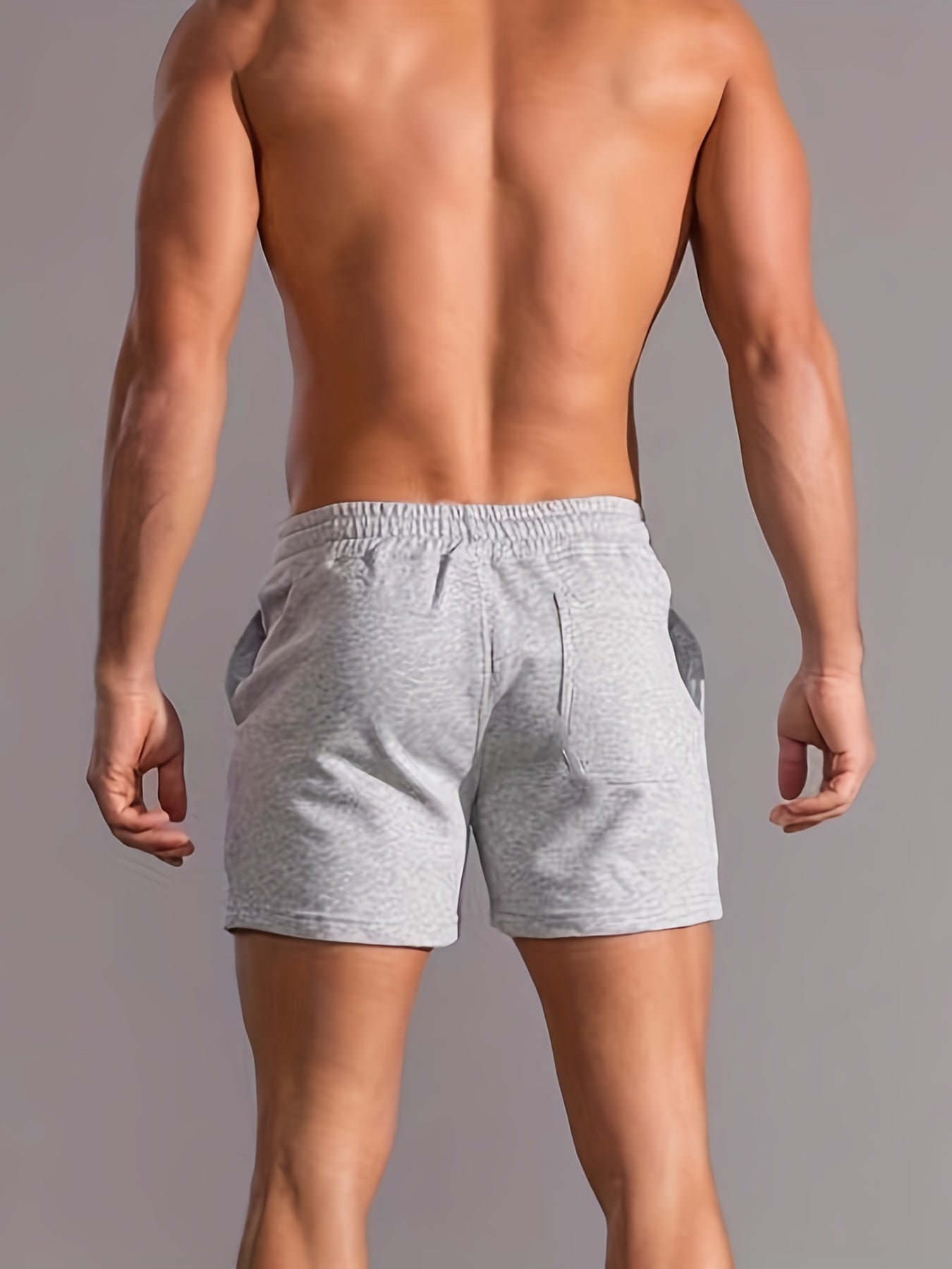 Herr Shorts Sportiga Träningsshorts med Snörning – Perfekt för Gym och Aktiv Livsstil
