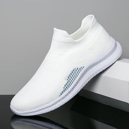 Herrar Sneakers Lättviktiga Slip-On Vardagslöparskor Streetstil