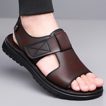 Herrsandaler med robust sula för vardag och fritid – Vintage stil